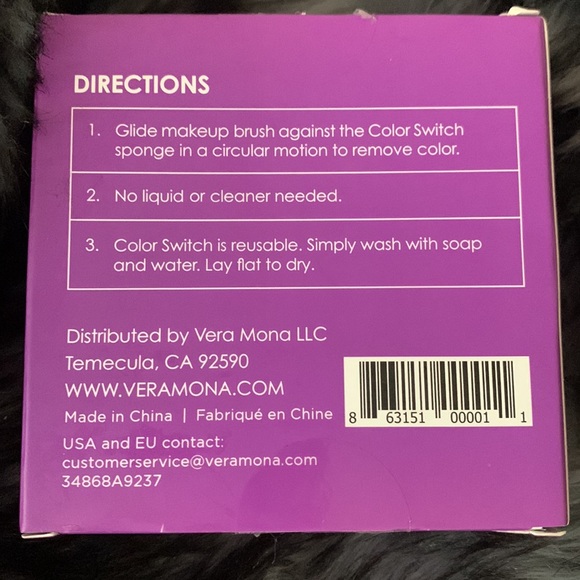 Vera Mona Color switch instant brush cleaner Brush cleaning compact tin NWT - Picture 11 of 11